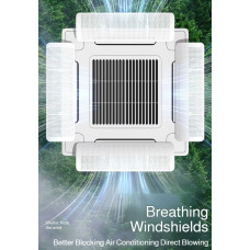 Deflektor pre kazetovú klimatizáciu 